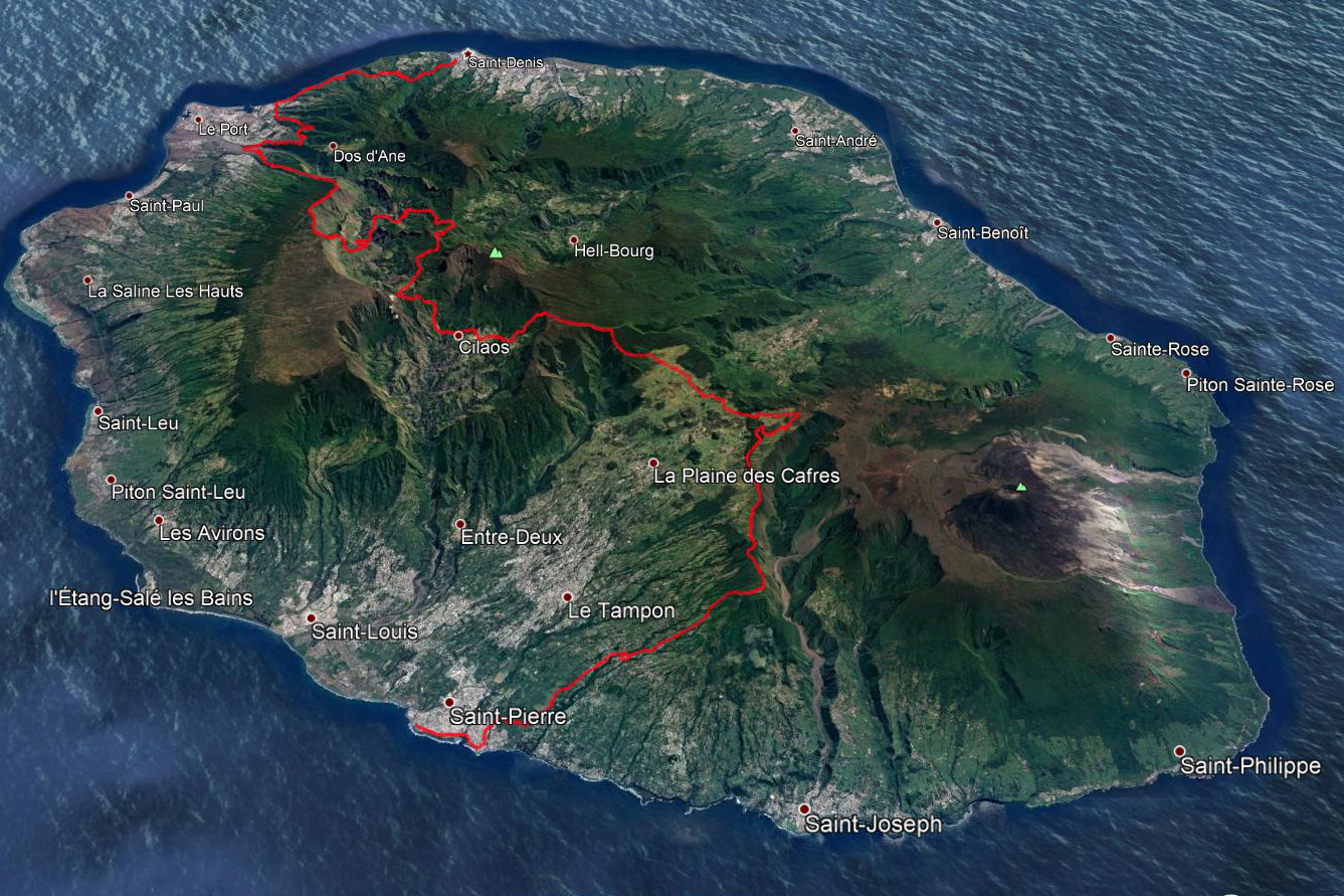 Description du parcours de la Diagonale des fous inspirationtrail