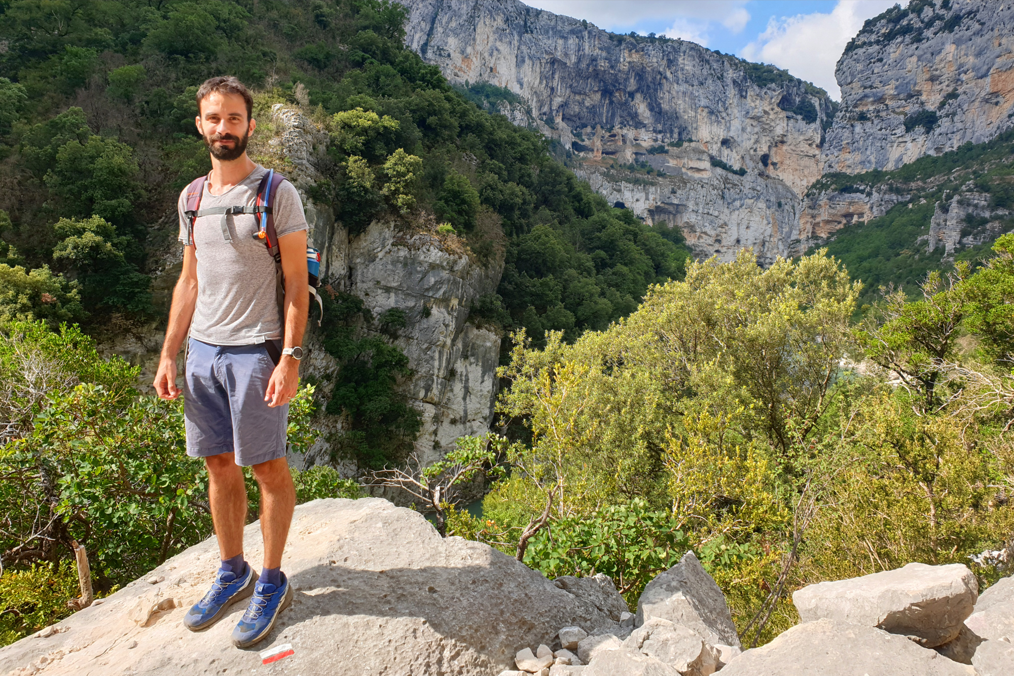 Randonnée sur le sentier BlancMartel dans les du Verdon